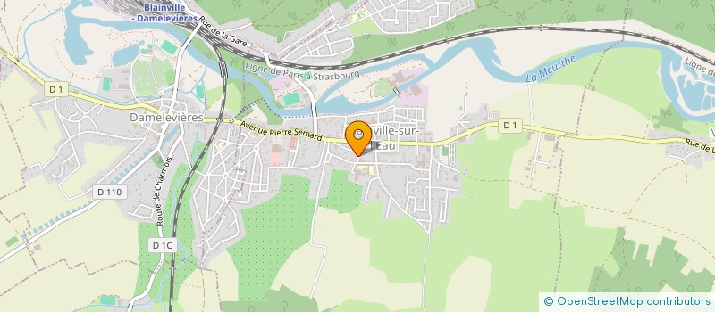 localisation de l'entreprise ASS DES COMMER ET ARTISANS DE BLAINVILLE  BLAINVILLE-SUR-L'EAU