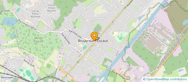 localisation de l'entreprise ASS DES COMMERCANTS ARTISANS & LIBERAUX à BRUAY-SUR-L'ESCAUT