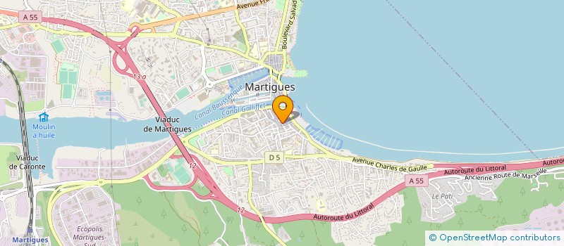 localisation de l'entreprise ASS DES COMMERCANTS DE JONQUIERES à MARTIGUES