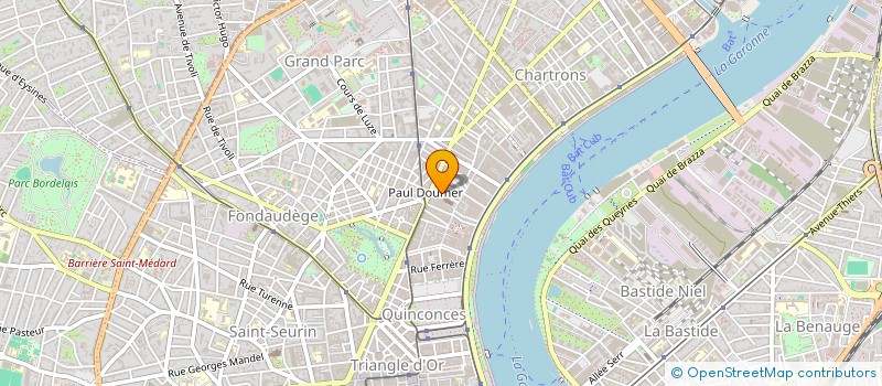 localisation de l'entreprise ASS DES COMMERCANTS DES CHARTRONS à BORDEAUX