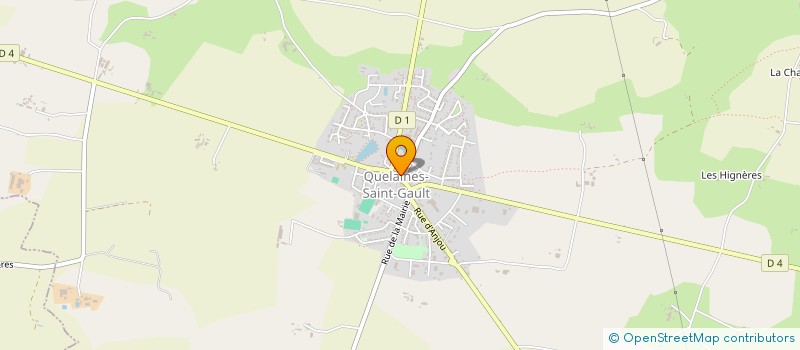 localisation de l'entreprise ASS DES COMMERCANTS ET ARTISANS à QUELAINES-SAINT-GAULT