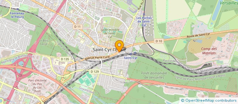localisation de l'entreprise ASS  DES COMMERCANTS ET ARTISANS DE ST C à SAINT-CYR-L'ECOLE