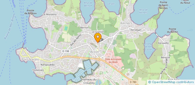 localisation de l'entreprise ASS DES COMMERCANTS ET ARTISANTS D'ARZON à ARZON