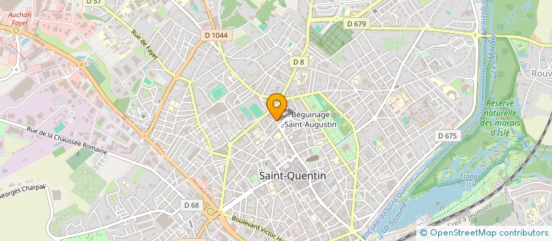 localisation de l'entreprise ASS DES COMMERCANTS SUR INTERNET à SAINT-QUENTIN