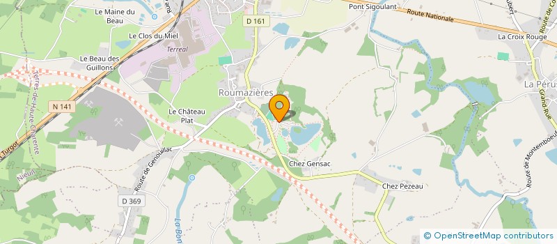 localisation de l'entreprise ASS DES COMPAGNONS DU CHATEAU DE PEYRAS à TERRES-DE-HAUTE-CHARENTE