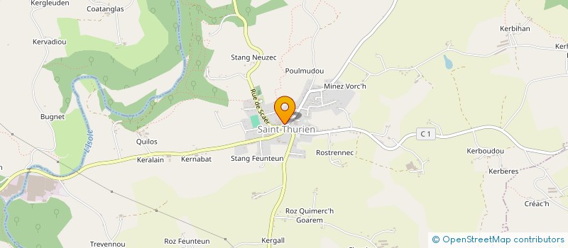 localisation de l'entreprise ASS DES CONSEILS DE PARENTS D'ELEVES DE SAINT THURIEN  SAINT-THURIEN