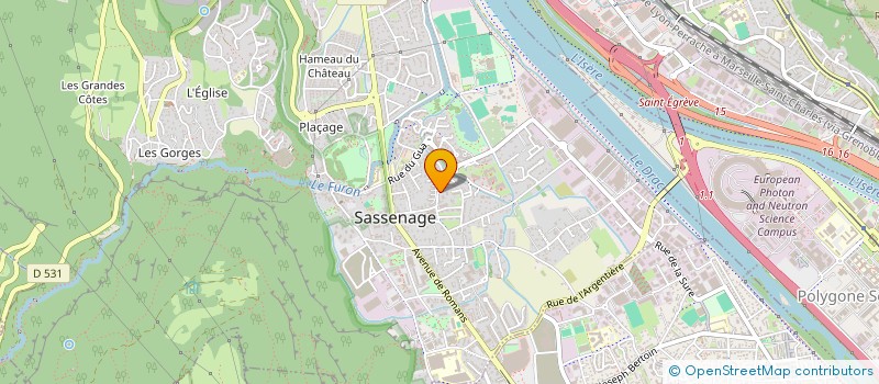 localisation de l'entreprise ASS DES CONTRIBUABLES SASSENAGEOIS  SASSENAGE