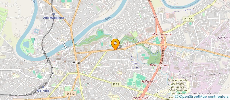 localisation de l'entreprise ASS DES CONTROLEURS DES MANIF SPORTIVES à ALBI