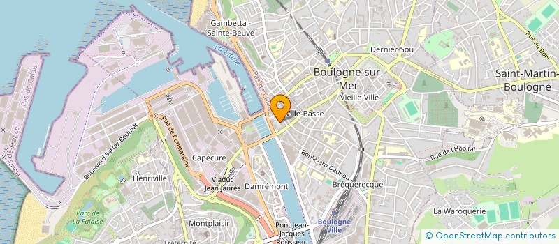 localisation de l'entreprise ASS DES COPROPRIETAIRES RES.DE FRANCE à BOULOGNE-SUR-MER
