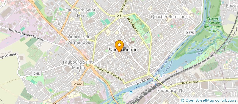 localisation de l'entreprise ASS DES COUREURS DU PARC D ISLE à SAINT-QUENTIN