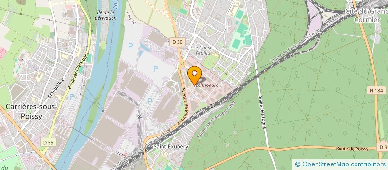 localisation de l'entreprise ASS DES COURS PROF PHARMACIE ACADEMIE  POISSY