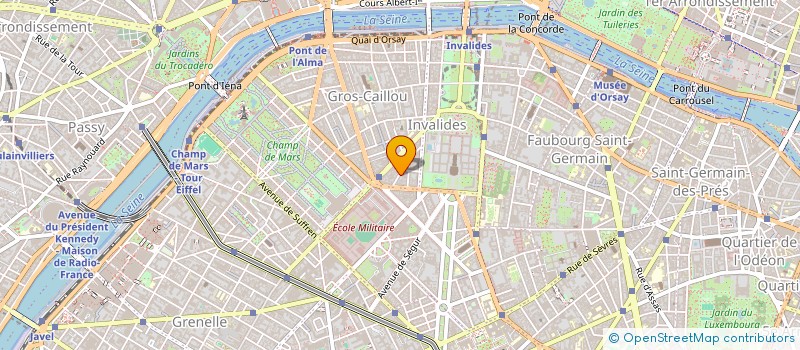 localisation de l'entreprise ASS  DES DEFICIENTS VISUELS  PARIS