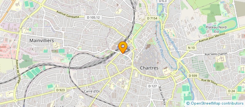 localisation de l'entreprise ASS DES DERMATOLOGUES D EURE ET LOIR à CHARTRES