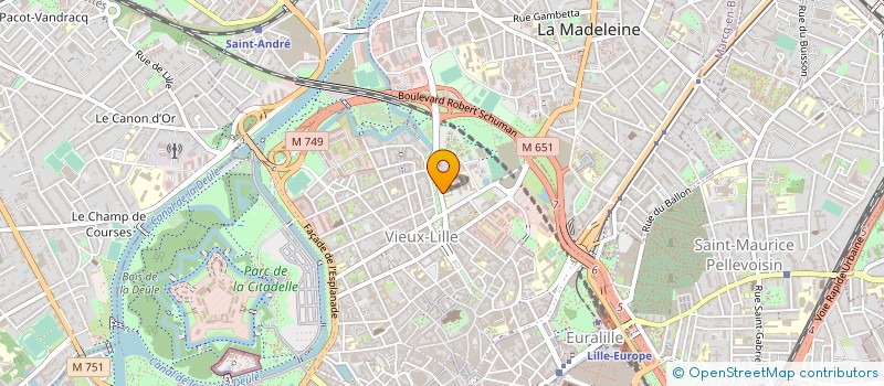 localisation de l'entreprise ASS DES DIPLOMES DU CAAE à LILLE