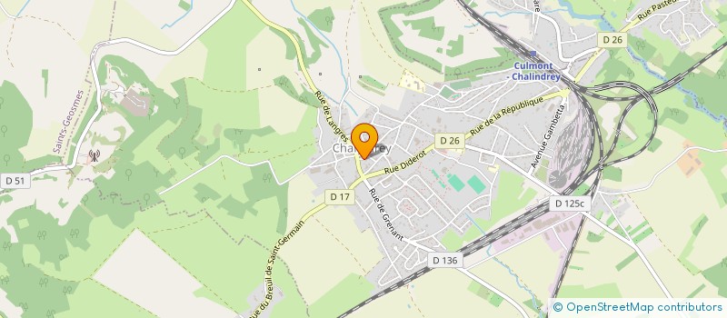 localisation de l'entreprise ASS DES DOCTEURS MOLLI & SOUMAIRE à CHALINDREY