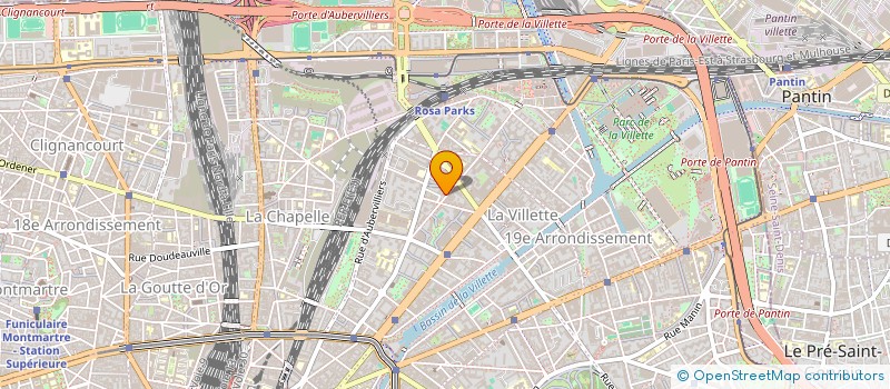 localisation de l'entreprise ASS DES DONNEURS DE SANG BENEV à PARIS