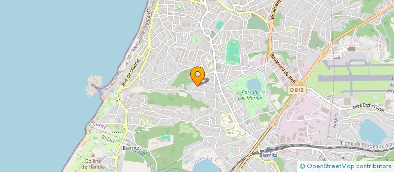 localisation de l'entreprise ASS DES EDITIONS DE LA COURONNE à BIARRITZ
