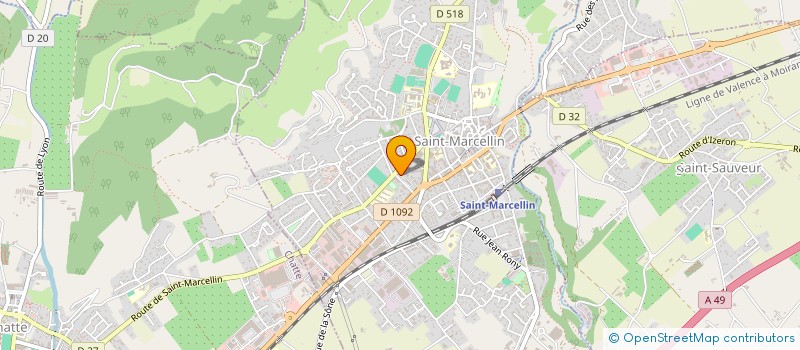 localisation de l'entreprise ASS DES ELEVES ARTS ET METIERS  SAINT-MARCELLIN