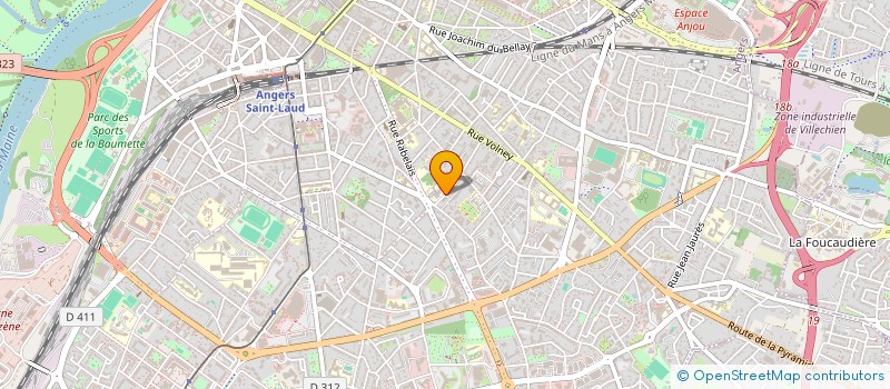 localisation de l'entreprise ASS DES ELEVES DE L E S A à ANGERS