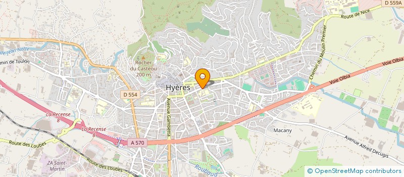 localisation de l'entreprise ASS DES ELEVES DE MAINTENON à HYERES