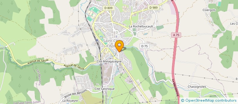 localisation de l'entreprise ASS DES ELEVES DU LYCEE STE MARIE à SAINT-CHELY-D'APCHER