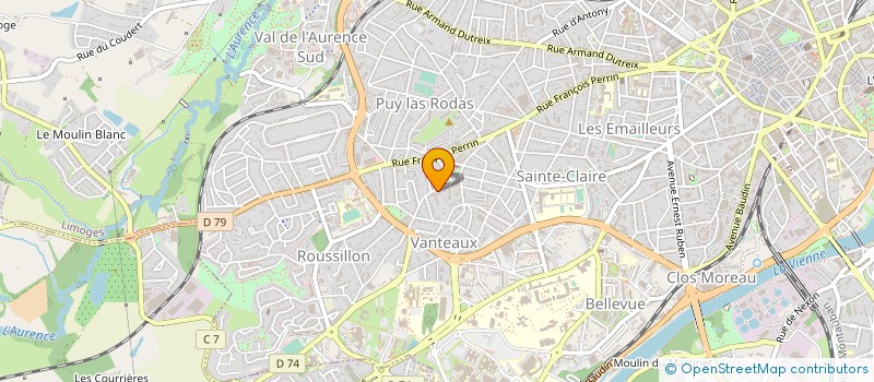 localisation de l'entreprise ASS DES ELEVES ET ANCIENS ELEVES DU CNAM à LIMOGES