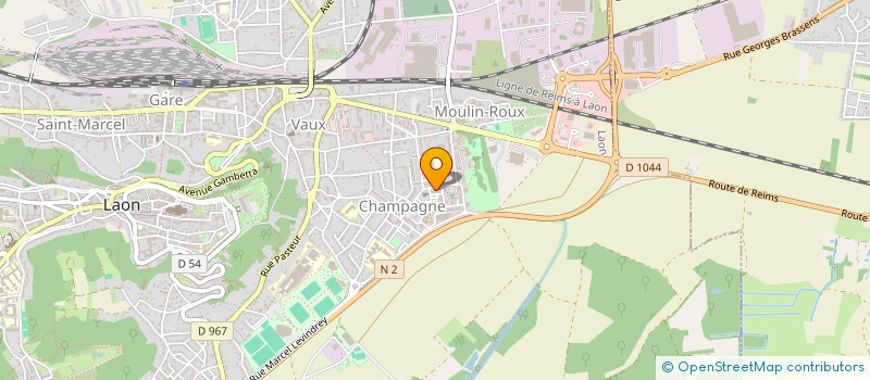 localisation de l'entreprise ASS DES EMPLOYES AMBULANCIERS à LAON