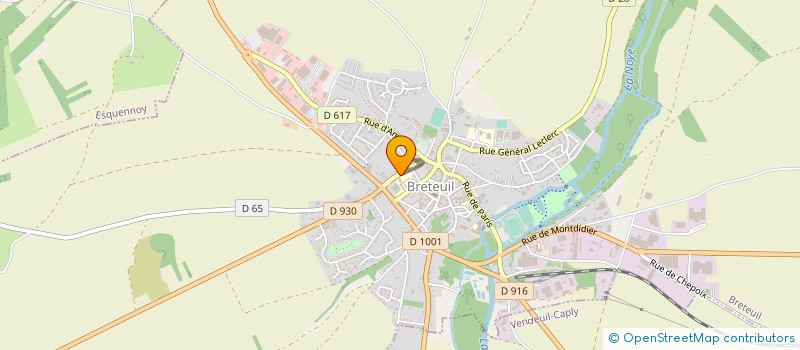 localisation de l'entreprise ASS DES ENFANTS DU SACRE COEUR  BRETEUIL