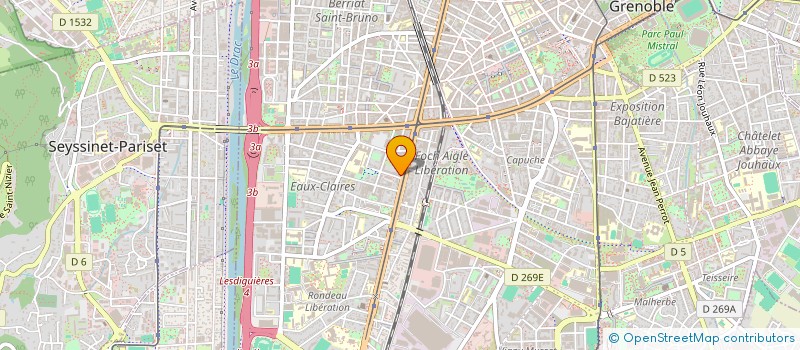 localisation de l'entreprise ASS DES ENFANTS ET AMIS DE BRIGNOUD à GRENOBLE