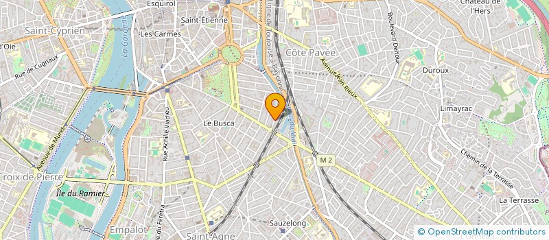 localisation de l'entreprise ASS DES ENTREPRISES ET DES HOMMES  TOULOUSE