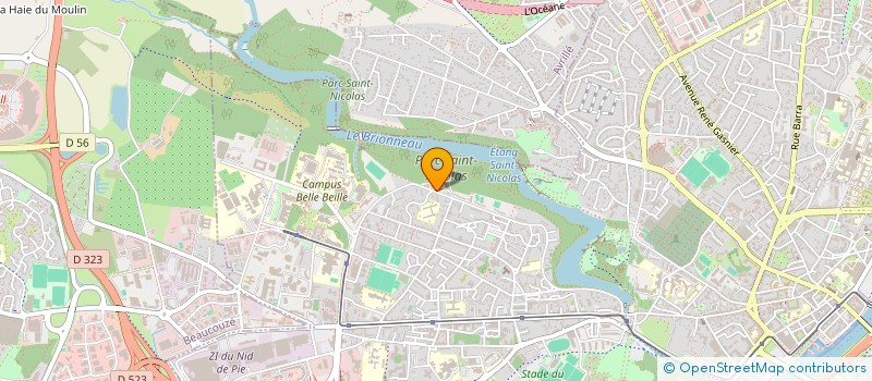 localisation de l'entreprise ASS DES ETUDIANTS EN QUALITE à ANGERS
