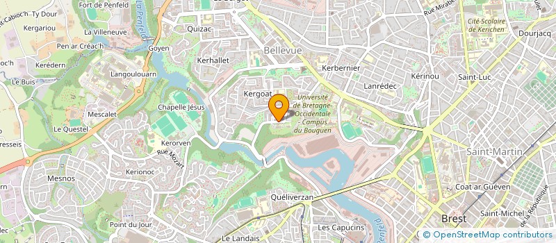 localisation de l'entreprise ASS DES ETUDIANTS GABONAIS ET SYMPATHISANTS DE BREST - IBOGA à BREST