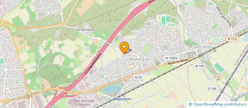 localisation de l'entreprise ASS DES FAMILLES D'ACCUEIL REUNIES DE L'HERAULT à BAILLARGUES