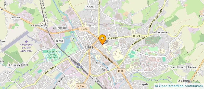 localisation de l'entreprise ASS DES FAMILLES DE FLERS ET REGION à FLERS