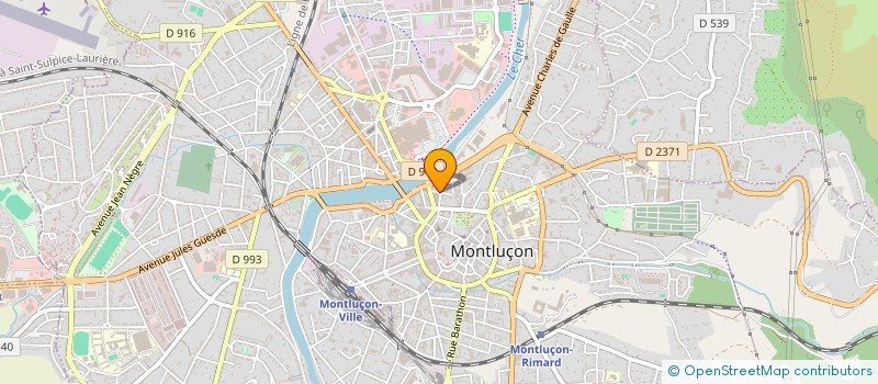 localisation de l'entreprise ASS DES FAMILLES DE MONTLUCON à MONTLUCON