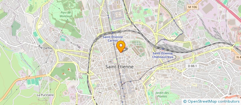 localisation de l'entreprise ASS DES FAMILLES DE ST ETIENNE  SAINT-ETIENNE