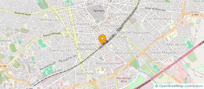 localisation de l'entreprise ASS DES FAMILLES MONOPARENTALES DU GARD  NIMES