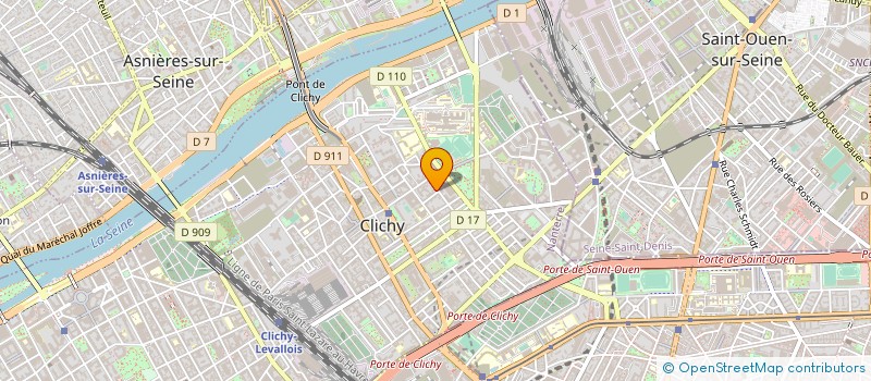 localisation de l'entreprise ASS DES FEMMES POUR LE DEVELOPPEMENT DE N'TSAOUENI (A.F.D.N.) à CLICHY