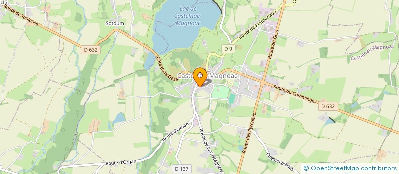 localisation de l'entreprise ASS DES FERMIERS ET ARTISANS DU MAGNOAC  CIZOS