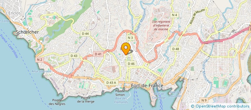 localisation de l'entreprise ASS DES FORMATEURS à FORT-DE-FRANCE