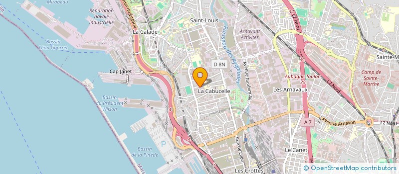localisation de l'entreprise ASS DES FOYERS ET ATELIERS DE PREVENTION à MARSEILLE