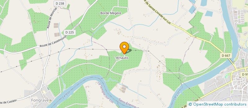 localisation de l'entreprise ASS DES FRANCAIS RAPATRIES D'ALGERIE  SAINT ETIENNE DE FOUGERES