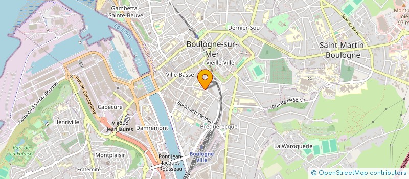localisation de l'entreprise ASS DES GARDES MALADES DU BOULONNAIS à BOULOGNE-SUR-MER
