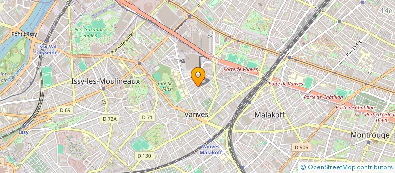 localisation de l'entreprise ASS DES GENEALOGISTES DE VANVES à VANVES