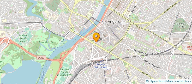localisation de l'entreprise ASS DES GITES RURAUX à ANGERS