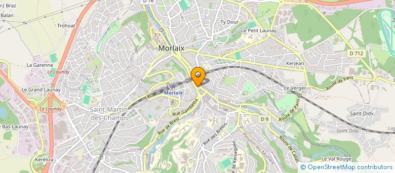 localisation de l'entreprise ASS DES GUIDES ACCOMPAGNATEURS DEPARTEME à MORLAIX
