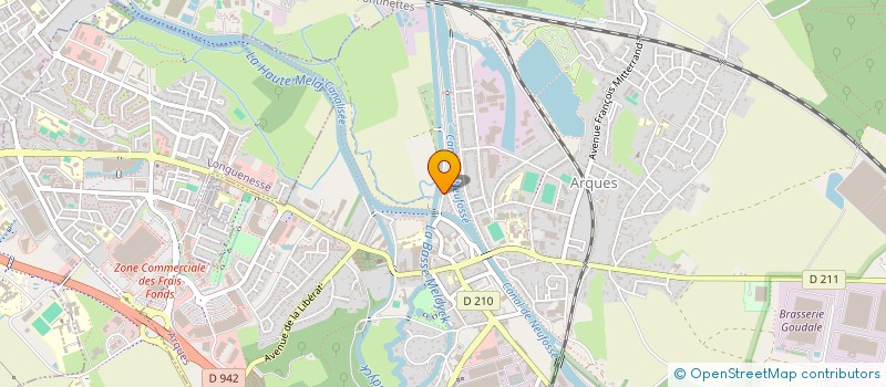 localisation de l'entreprise ASS DES GUIDES NATURE DE L'AUDOMAROIS  ARQUES