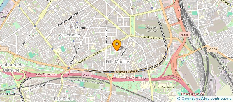 localisation de l'entreprise ASS DES GUINEENNES ET AMIS DU NORD à LILLE