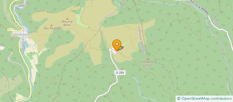 localisation de l'entreprise ASS DES HABITANTS PUJOL DE BOSC  VILLENEUVE-MINERVOIS