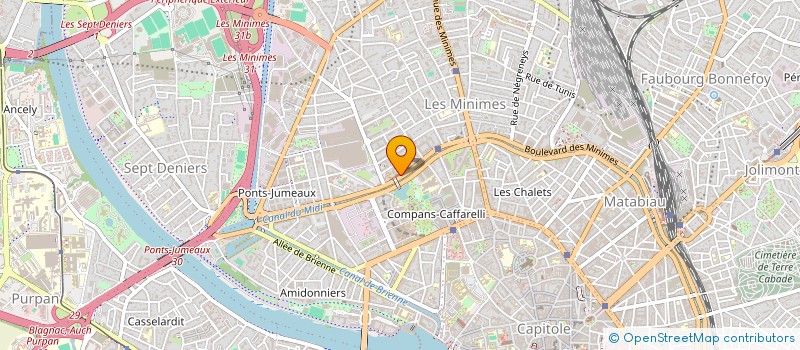 localisation de l'entreprise ASS DES HOTELIERS DE LA RTE DES PYRENEES à TOULOUSE